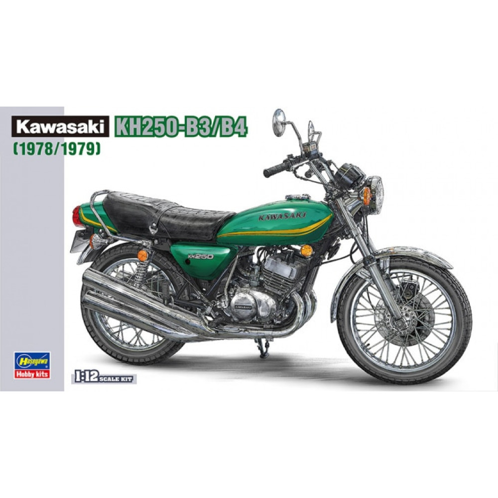 Kawasaki KH250-B3/B4 (Plastic model kit) 1/12 Hasegawa 21508