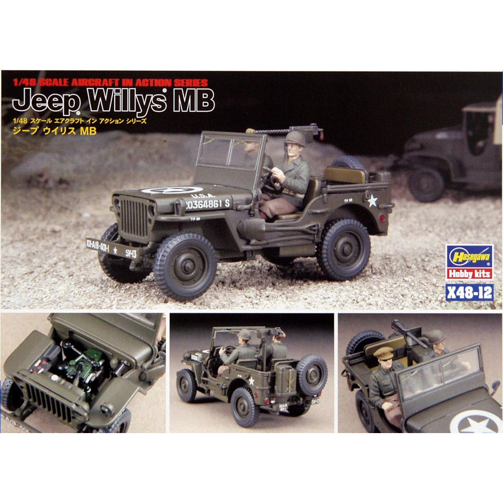 Jeep Willys MB 1/48 Hasegawa  36012