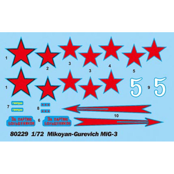 Mig-3 fighter  1/72 HobbyBoss 80229