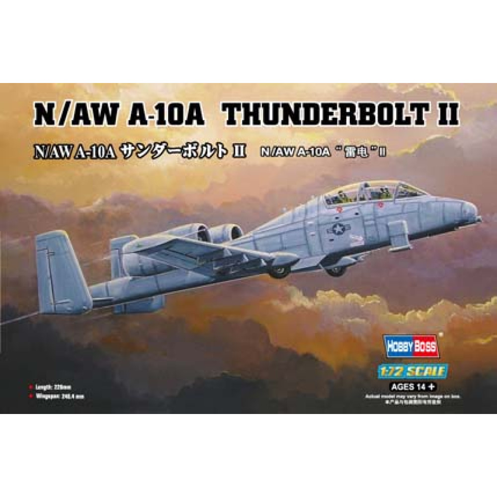  N/AW A-10A "Thunderbolt" II  1/72 HobbyBoss 80267