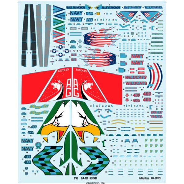 F/A -18C "HORNET"  1/48 HobbyBoss 80321
