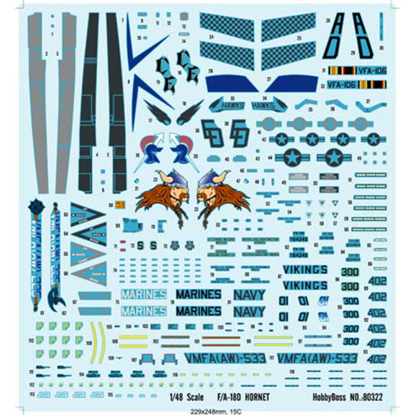 F / A-18D Hornet американський літак 1/48 HobbyBoss 80322