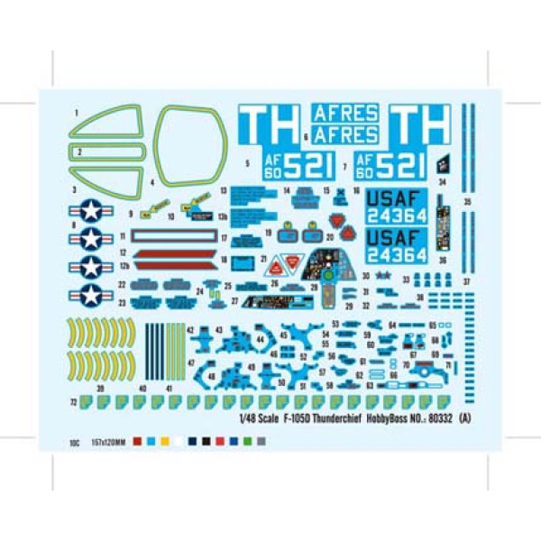 F-105D "Thunderchief" 1/48 HobbyBoss 80332