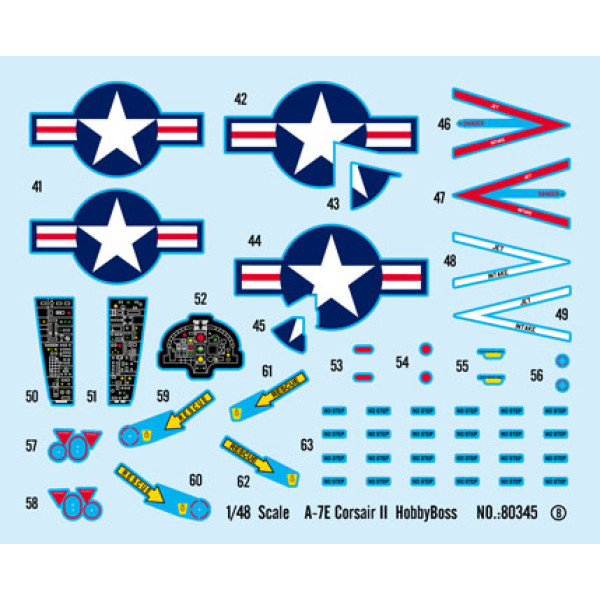 American Vought A-7E Corsair II 1/48 HobbyBoss 80345