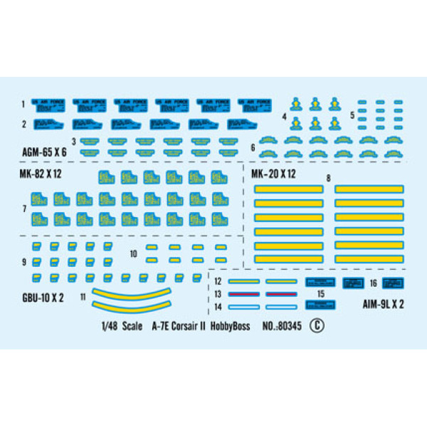 American Vought A-7E Corsair II 1/48 HobbyBoss 80345
