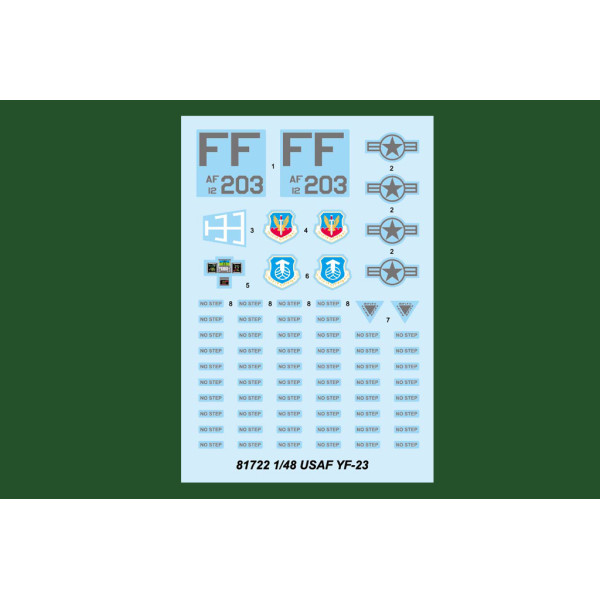 USAF YF-23 1/48 HobbyBoss 81722