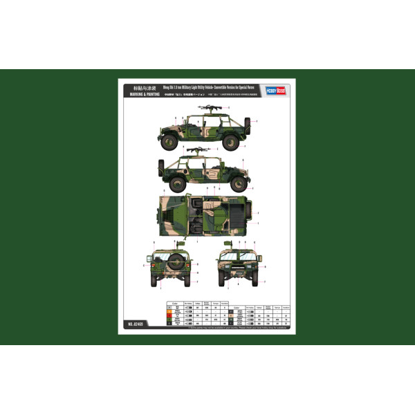 Броньований автомобіль Meng Shi 1.5 ton 1/35 HobbyBoss 82469