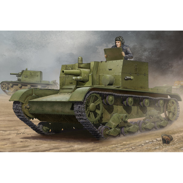 АТ-1 радянська САУ (Артилерійський Танк) 1/35 HobbyBoss 82499