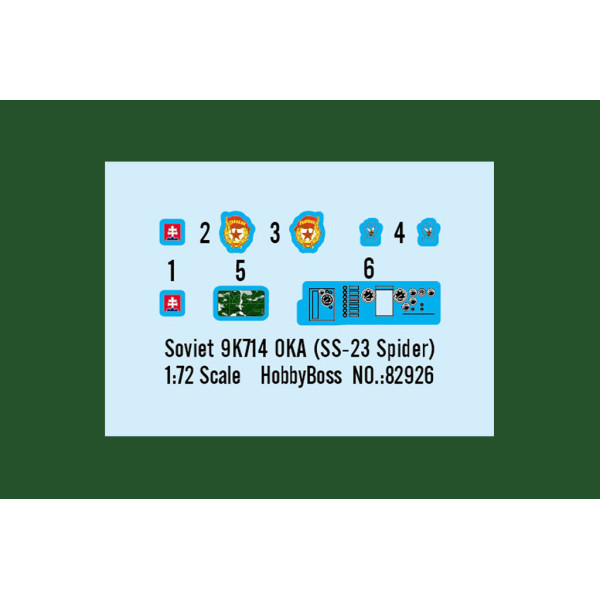 Soviet missile vehicle SS-23 "Spider" 1/72 HobbyBoss 82926