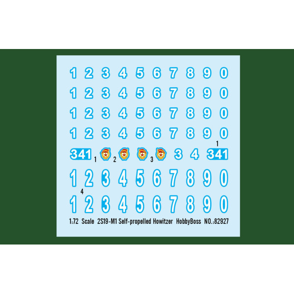 2S19-M1 "Msta-S" - 152-mm self-propelled howitzer 1/72 HobbyBoss 82927