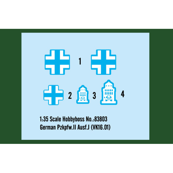German Pzkpfw.II Ausf.J (VK16.01) 1/35 HobbyBoss 83803