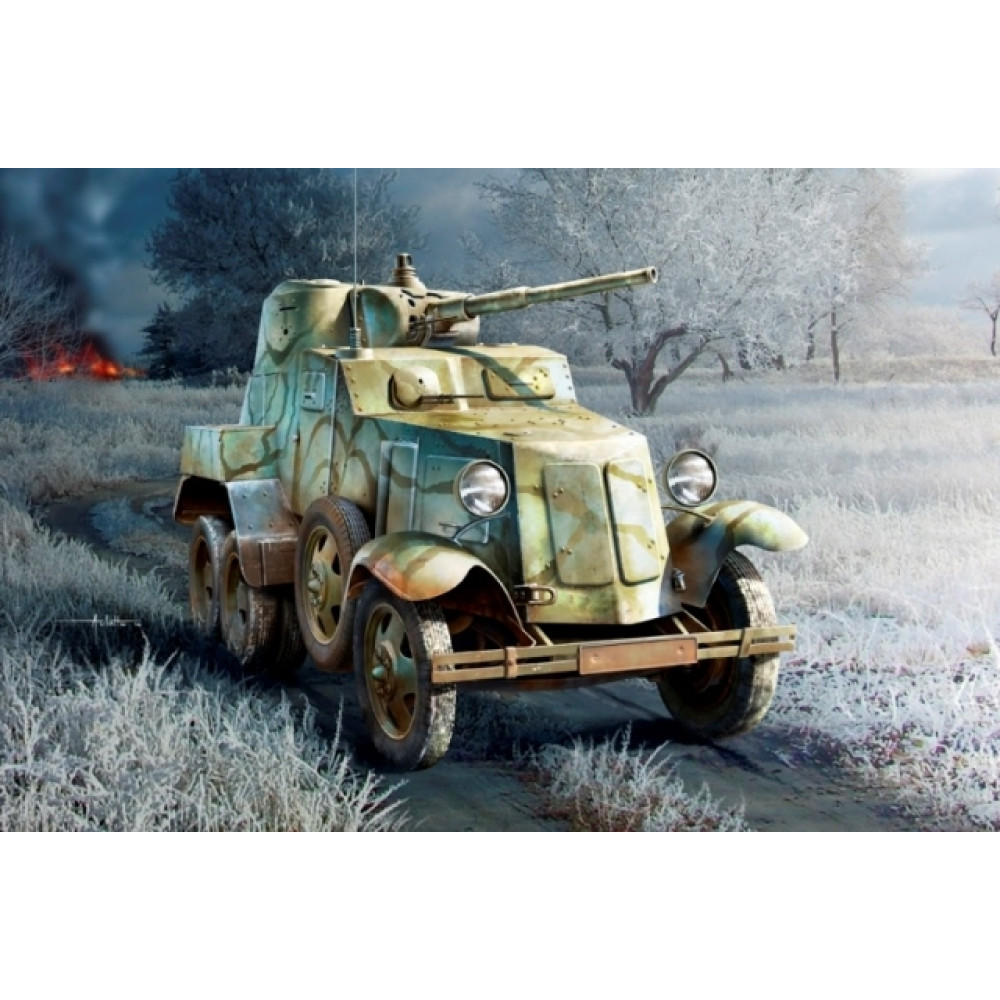  Soviet BA-10 Armor Car  1/35 HobbyBoss 83840