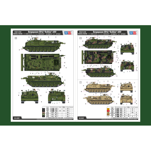 Bergepanzer BPz2 “Buffalo” ARV ремонтна машина 1/35 HobbyBoss 84567