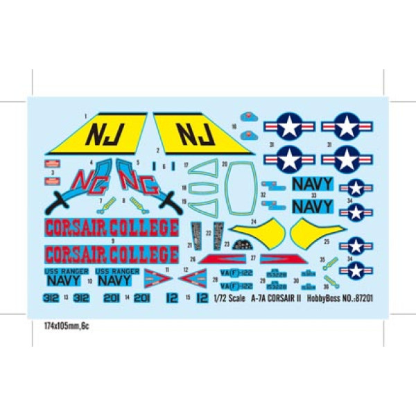 A-7A Corsair II   1/72 HobbyBoss 87201
