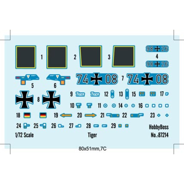  Tiger UHT (German) 1/72 HobbyBoss 87214