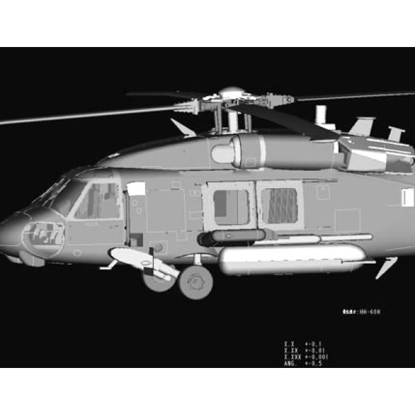 HH-60H Rescue hawk (Late Version) 1/72 HobbyBoss 87233