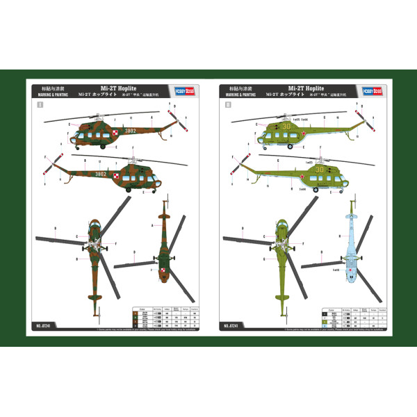 PZL Mi-2T Hoplite 1/72 HobbyBoss 87241