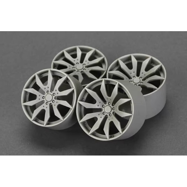 Набір колісних дисків Forgiato Artigli ECL (Front Wheels: 20inch, Rear Wheels: 21inch) Hobby Design 1/18 HD03-0389 
