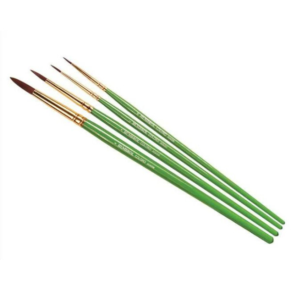 Coloro Brush Pack - Size 00/1/4/8  Humbrol  4050