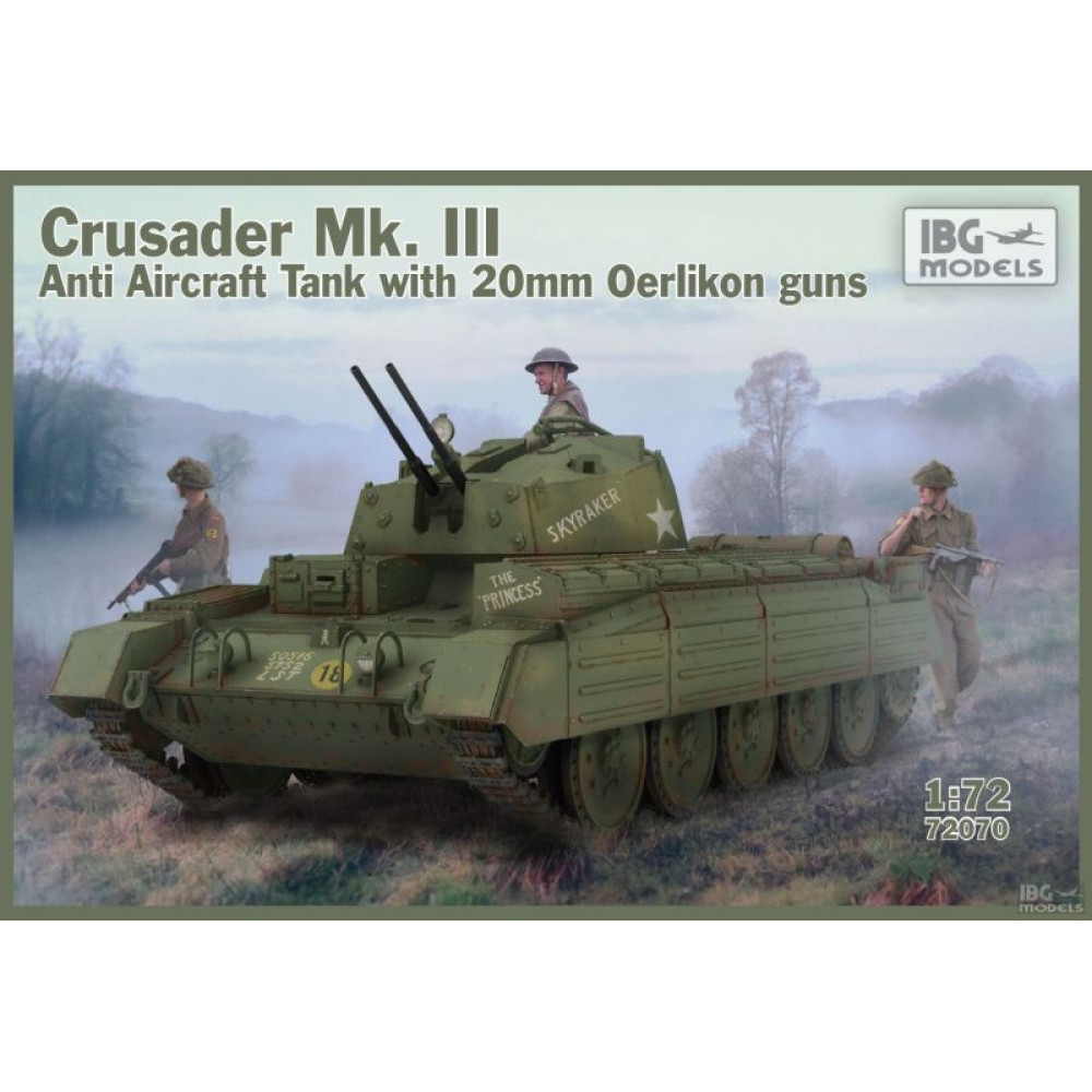 Crusader Mk.III Anti Aircraft Tank 1/72 IBG 72070