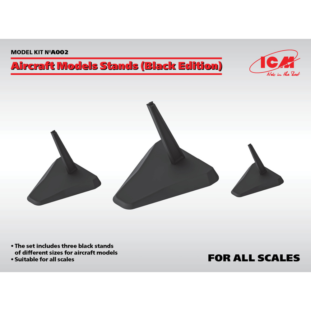 Aircraft models stands 1/144, 1/72 , 1/48, 1/32 ICM A.002