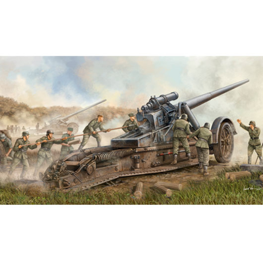 German 17cm Kanone 18 Heavy Gun  1/35 Trumpeter 02313