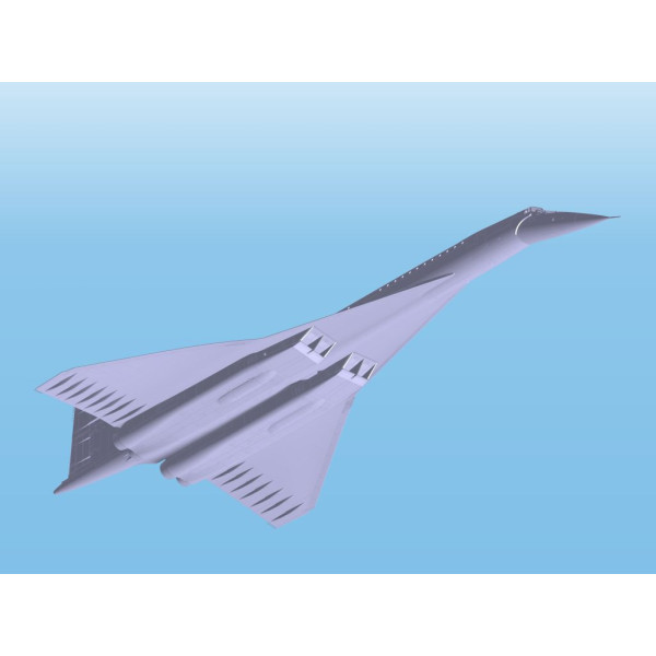 Радянський надзвуковий пасажирський літак Ту-144 1/144 ICM 14401