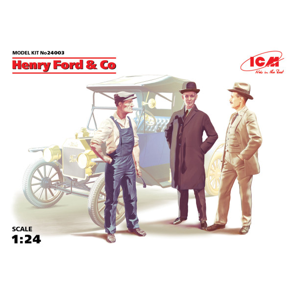 Набір фігур Генрі Форд і Ко (3 фігури) 1/24  ICM 24003