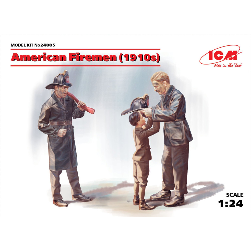 American Firemen (1910s) (2 figures) 1/24  ICM 24005