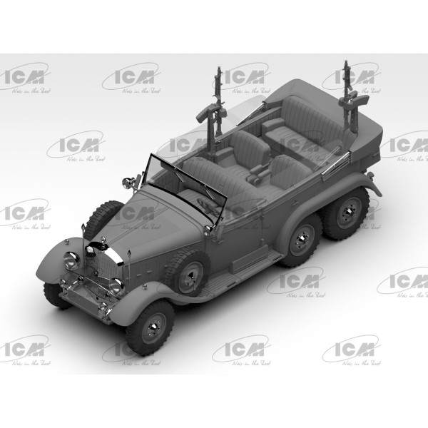 Type G4 з MG 34 та німецьким штабним персоналом 1/24  ICM 24024