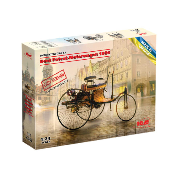 Benz Patent-Motorwagen 1886  – EASY version 1/24  ICM 24040
