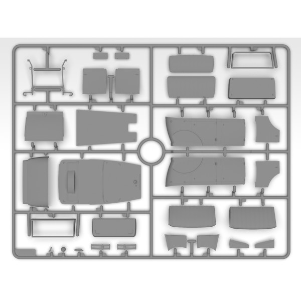 GAZ-A in German Service (Plastic model kit) 1/24  ICM 24053