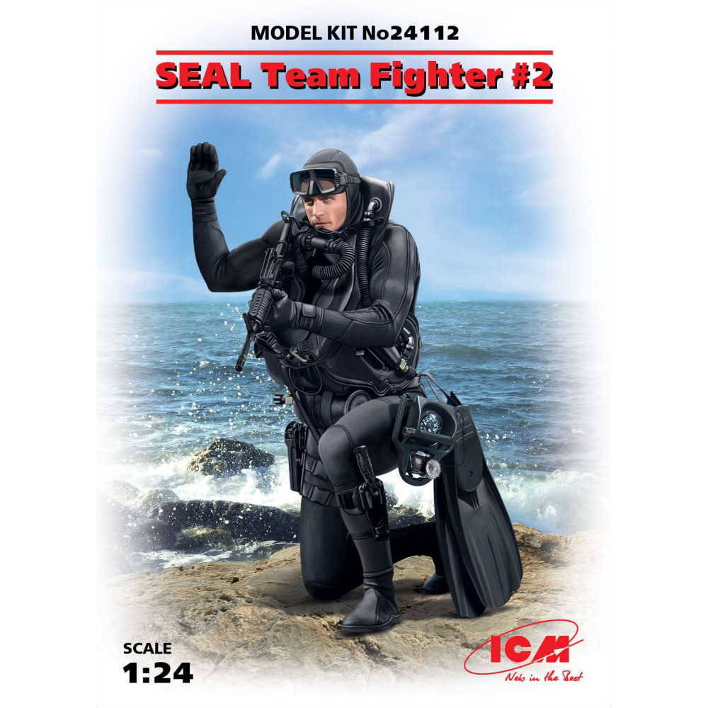 Боєць групи SEAL №2 1/24  ICM 24112