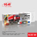 Acrylic paint set for Fire trucks 6 pcs. ICM 3031