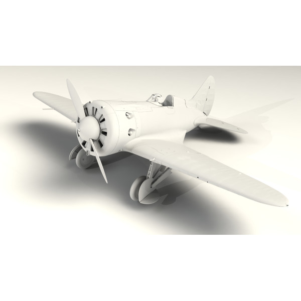 Радянський винищувач I-16 type 10, період ВВВ 1/32 ICM 32004