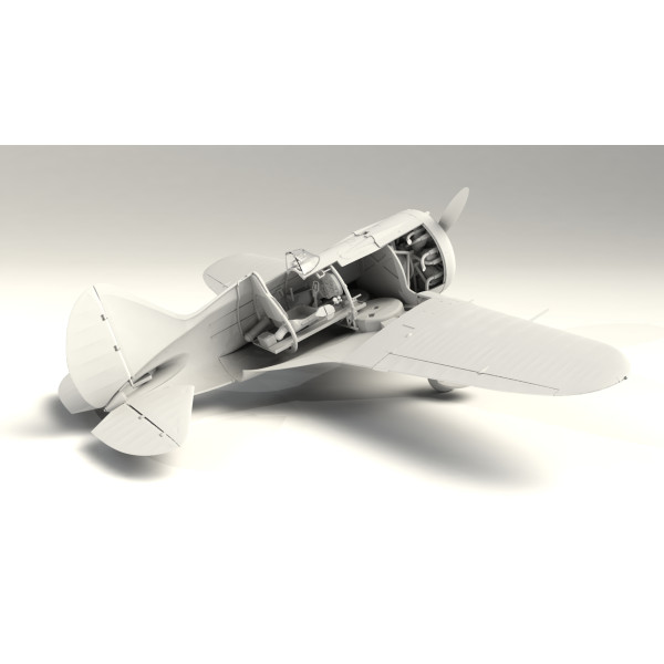 Радянський винищувач I-16 type 10, період ВВВ 1/32 ICM 32004