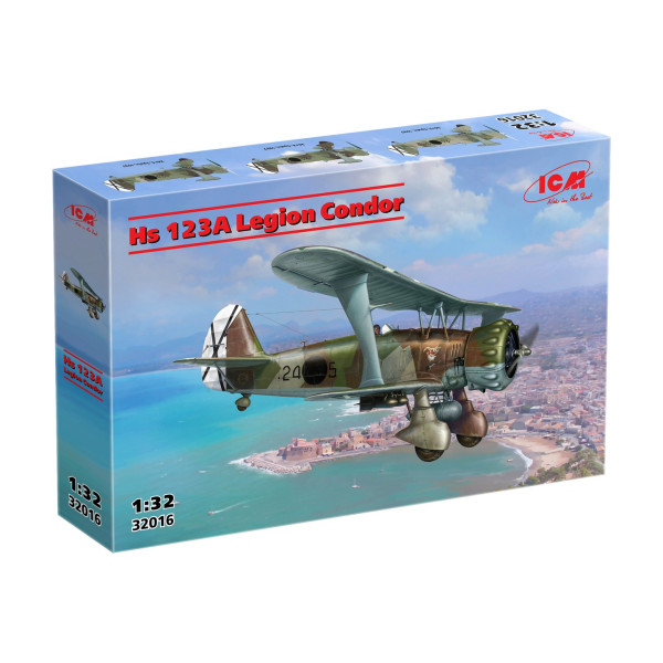 Збірна модель - Hs 123A Легіон “Кондор” 1/32 ICM 32016