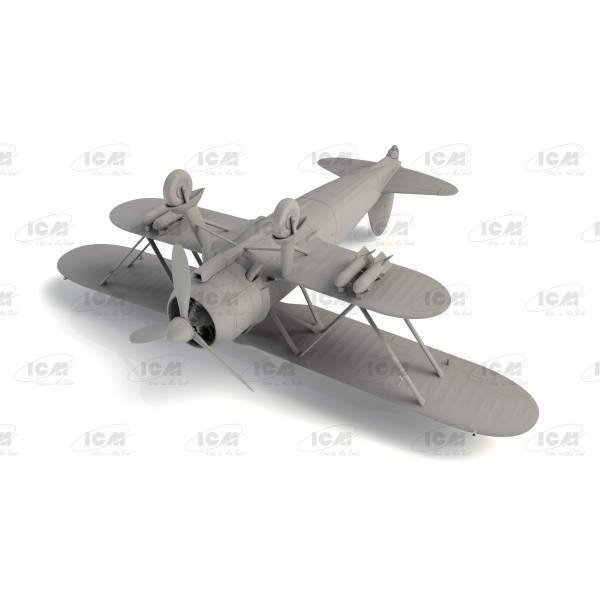 CR. 42 LW , WWII German Luftwaffe Ground Attack Aircraft 1/32 ICM 32021