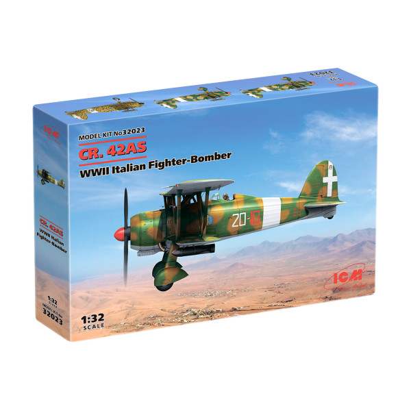 CR. 42AS, Італійський винищувач-бомбардувальник IIМВ 1/32 ICM 32023