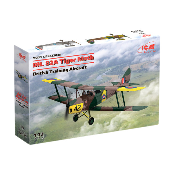 DH. 82A Tiger Moth, British Training Aircraft 1/32 ICM 32035