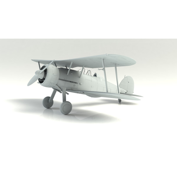 Gloster Gladiator Mk.I з британськими пілотами в тропічній формі 1/32 ICM 32043