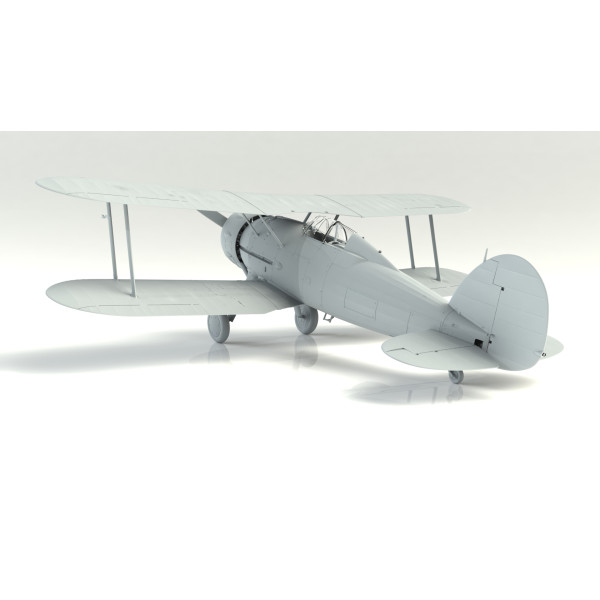 Gloster Gladiator Mk.I з британськими пілотами в тропічній формі 1/32 ICM 32043