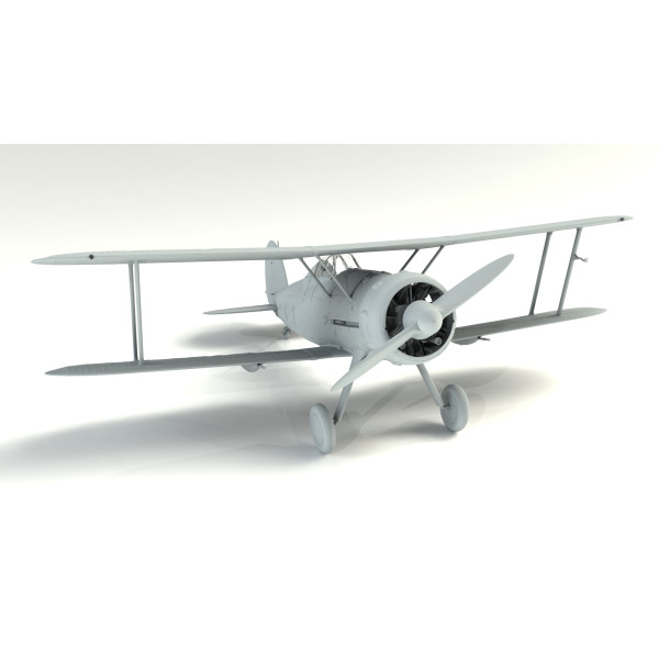 Gloster Gladiator Mk.I з британськими пілотами в тропічній формі 1/32 ICM 32043