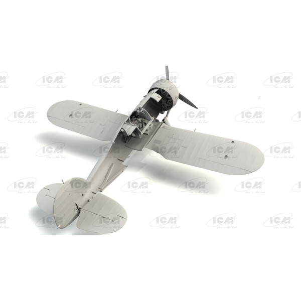 Gloster Sea Gladiator Mk.II з пілотами Королівського флоту II МВ 1/32 ICM 32045