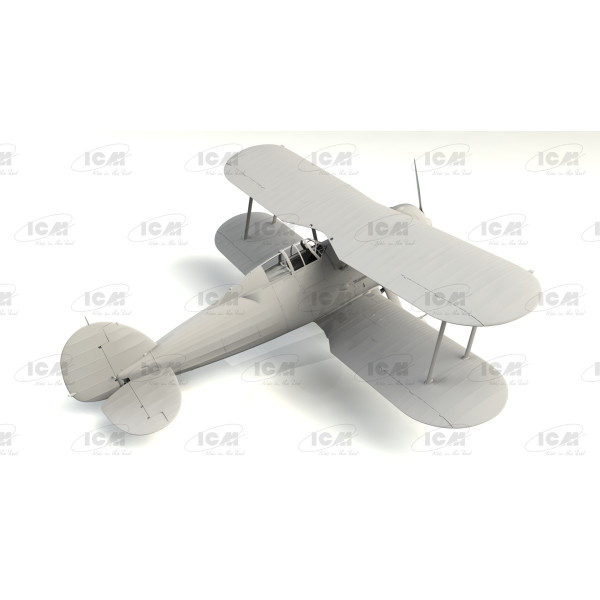 Gloster Sea Gladiator Mk.II з пілотами Королівського флоту II МВ 1/32 ICM 32045