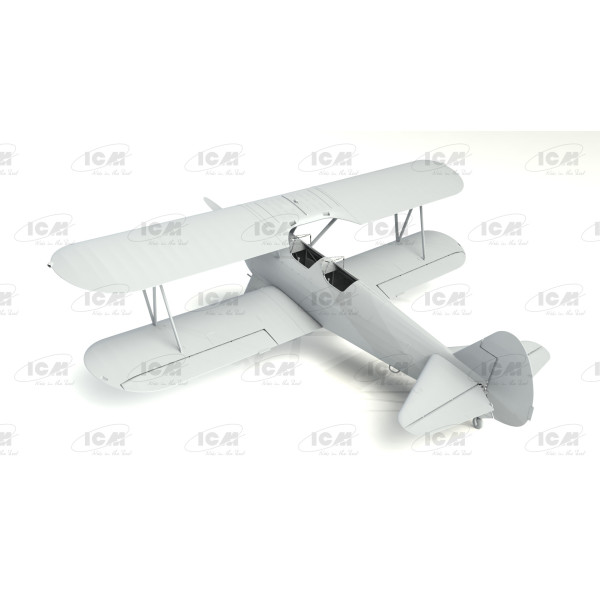 Літак Boeing-Stearman PT-17 з американськими кадетами 1/32 ICM 32051