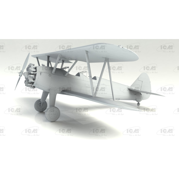Літак Boeing-Stearman PT-17 з американськими кадетами 1/32 ICM 32051