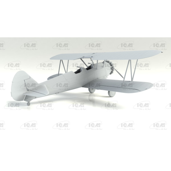 Літак Boeing-Stearman PT-17 з американськими кадетами 1/32 ICM 32051