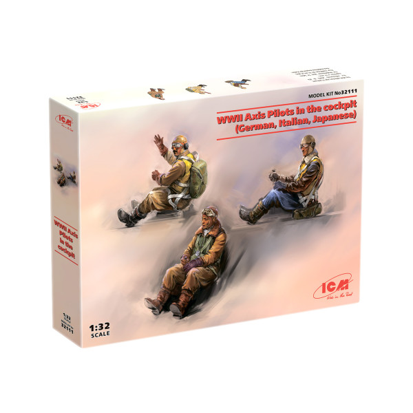 Пілоти країн Осі II МВ в кабінах 1/32 ICM 32111