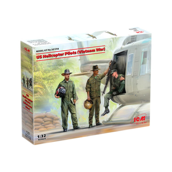 American Helicopter Pilots (Vietnam War) 1/32 ICM 32114